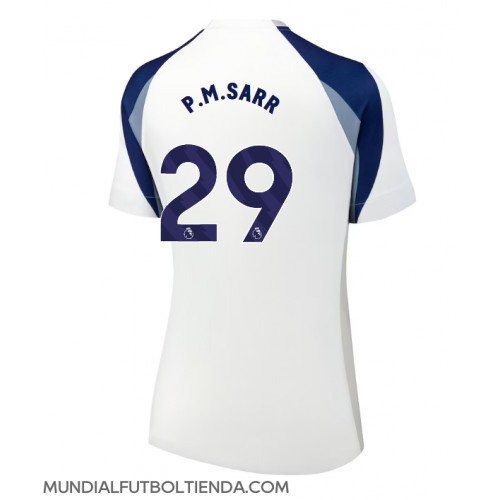 Camiseta Tottenham Hotspur Pape Matar Sarr #29 Primera Equipación Replica 2025-26 para mujer mangas cortas